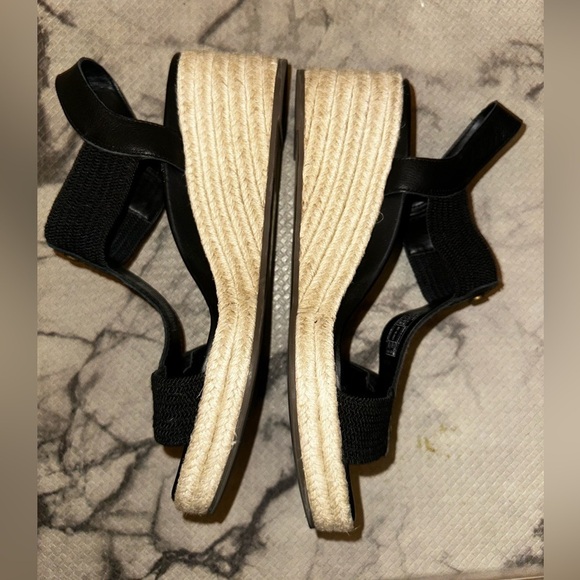 Vionic women’s Calera Espadrille Wedge Sandal black 10 vacation spring summer - Picture 5 of 9